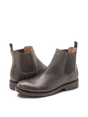 New Frye Bowery Chelsea Boot Black Leather Sz 9.5